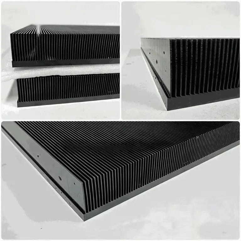 Large scale industrial aluminum heat sink for power inverters