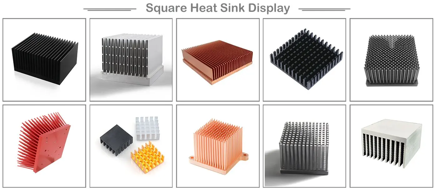 Standard comb shaped aluminum heat sink profile stock