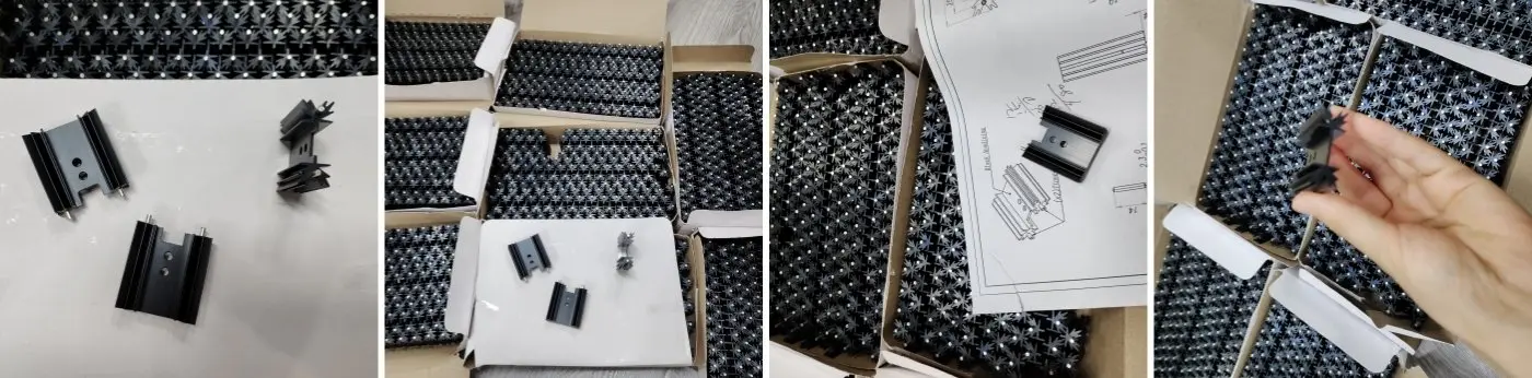 Custom CNC machined aluminum heatsink for aerospace electronics