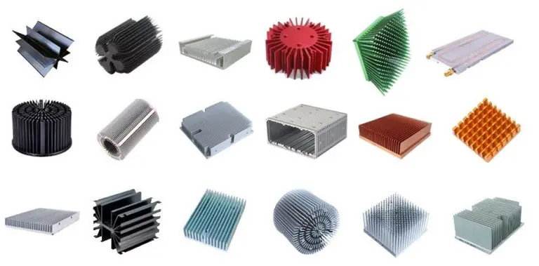 Custom CNC machined aluminum heatsink for aerospace electronics
