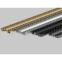 Decorative aluminum track profiles for LED lighting systems and modern furniture frame construction.webp