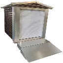 Autonomous inspection robot shelter