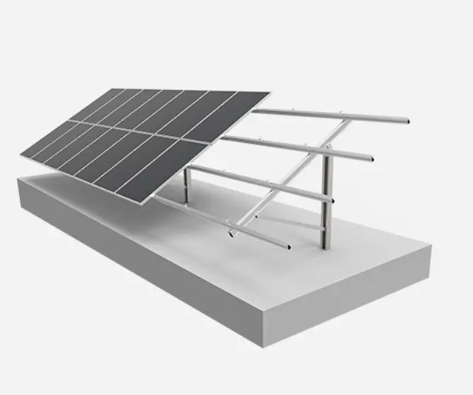 Struktur Pemasangan Panel Surya Aluminium Kuat