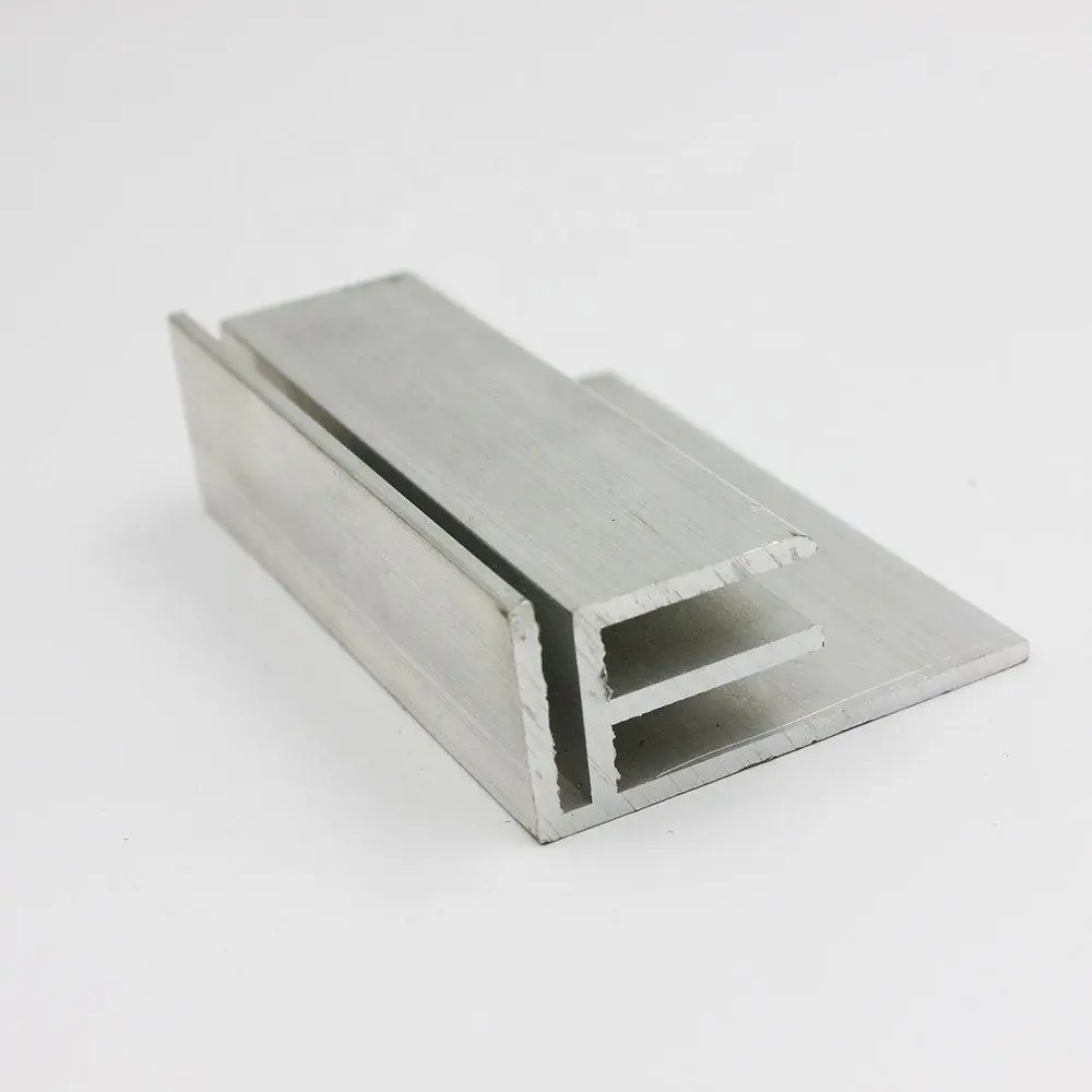 Supply 6063/6061 T5/T6 Aluminum Extrusions, Silver Anodized, Custom Extruded Aluminum Profiles