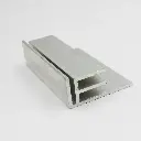 Supply 6063/6061 T5/T6 Aluminum Extrusions, Silver Anodized, Custom Extruded Aluminum Profiles