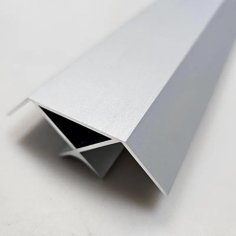 6061/6063 T5/T6 Silver Anodized Sand-Blasted Triple V-Profile Aluminum Extrusions, Custom Aluminum Profiles
