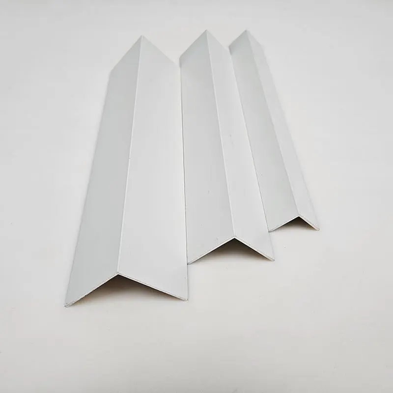 Customized Different Size L-Shape Angle Aluminum White Powder Coated Aluminum Extrusions from Chinese Factory