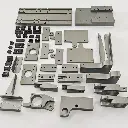 6061/6063 Black/Gray Anodized Aluminum Extrusions for Machinery & Equipment Parts, High Precision CNC Machined