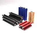 Custom Black Anodized 4080 Aluminum Extrusion C-Beam Linear Rail CNC Machined Aluminum Products