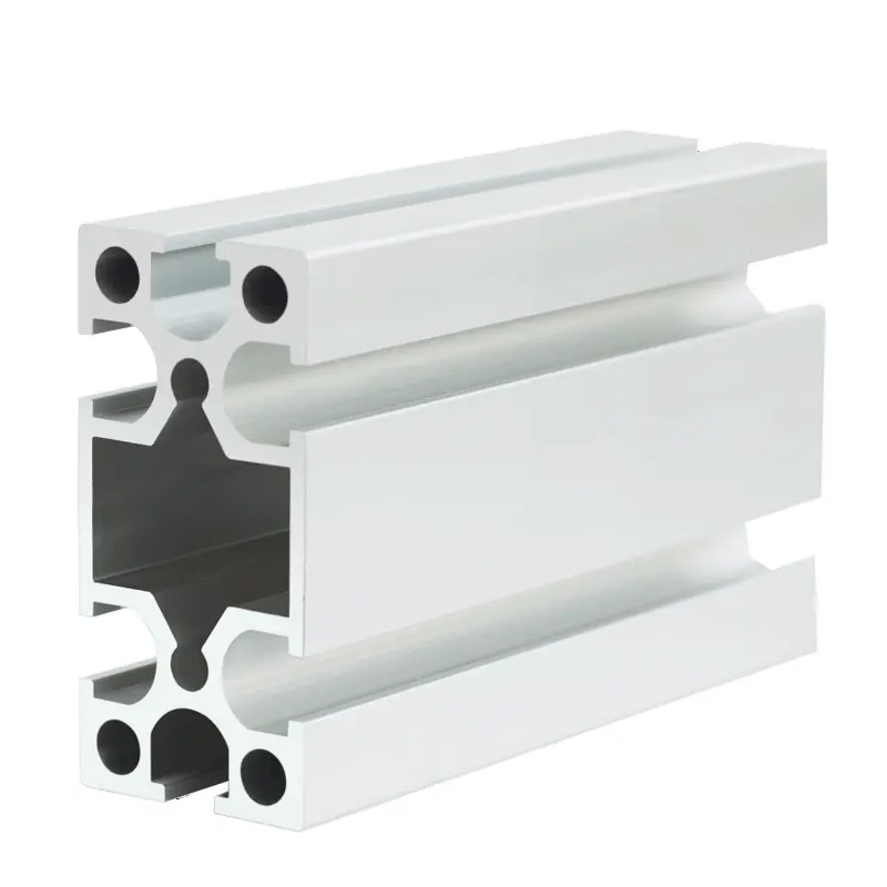 Anodized Black T-Slot Aluminum Extrusion 6063-T5 Square Profile Workbench Frame Industrial Aluminum Custom