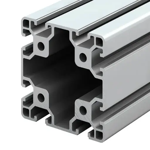 Alloy T-Type Slot Extruded Aluminum Frame - 80x80mm 6000 Series Aluminum Profiles