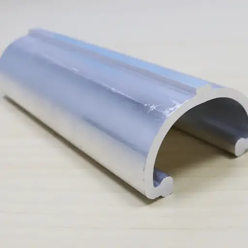 6061/6063 Series Semi-Circular Aluminum Extrusion, Precision Machined, Anodized and Painted