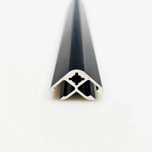 Customize 6061/6063 T5/T6 Black Coated Anodized Small Cross-Section Aluminum Extrusions